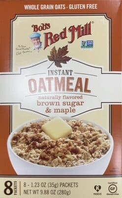 Brown Sugar & Maple Flavored Instant Oatmeal