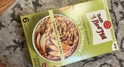 Apple & Cinnamon Instant Oatmeal