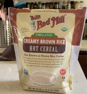 Organic Creamy Brown Rice Hot Cereal