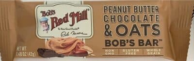 Peanut Butter Chocolate & Oats Bob's Bar