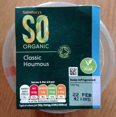 Organic Houmous