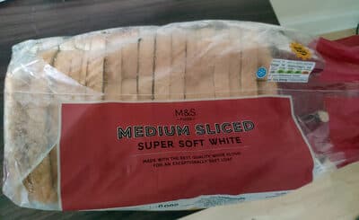 Medium sliced super soft white