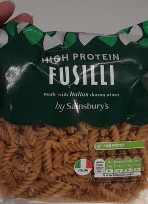 High protein Fusilli
