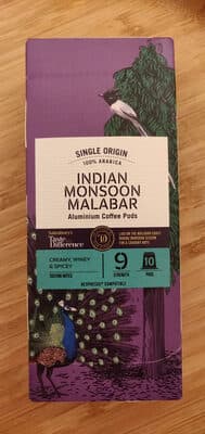 Indian monsoon Malabar aluminium coffee pods