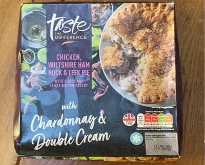 Taste the Difference Chicken Wiltshire Ham Hock & Leek Pie