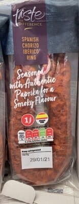 Taste the difference Spanish chorizo