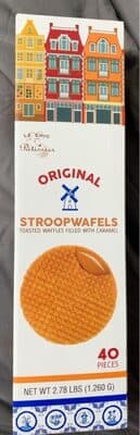 Original Toasted Waffles Filled With Caramel Stroopwafels