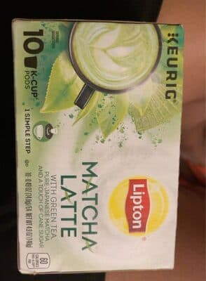 Matcha Latte with Green Tea, Pure Japanese Matcha and a Touch of Cane Sugar K-Cup Pods