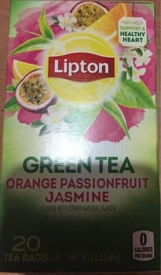 Orange Passionfruit Jasmine Flavor Green Tea Bags
