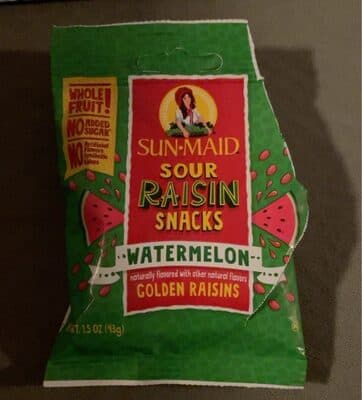 Watermelon Sour Golden Raisins Snacks