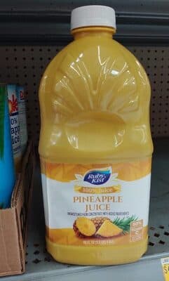 100% Pineapple Juice Unsweetened From Concentrate