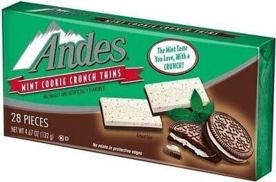 Andes Cookie Crunch Thins, Mint