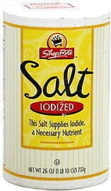 ShopRite, Iodized Salt