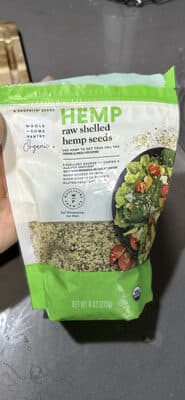 Organic, Raw Shelled Hemp Seeds