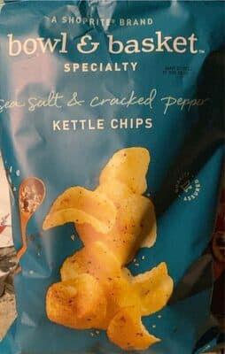 Sea Salt & Cracked Pepper Specialty Kettle Chips