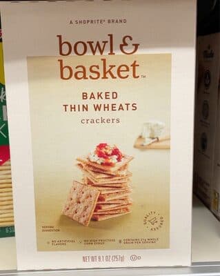 Baked Thin Wheats Crackers