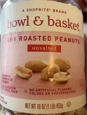 Unsalted Dry Roasted Peanuts