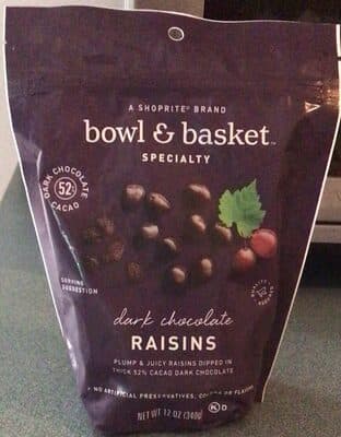 Dark Chocolate Raisins