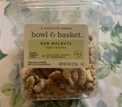 Light Halves Raw Walnuts