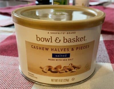 Salted Cashew Halves & Pieces With Sea Salt