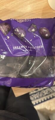 CREAMER POTATOES purple