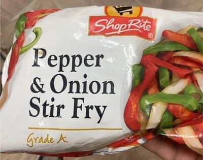 Pepper & Onion Stir Fry