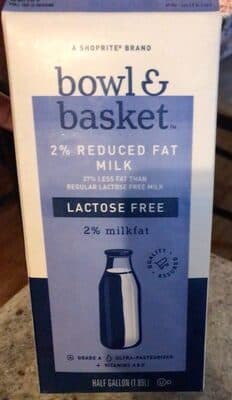 2% Reduced Fat Milk
