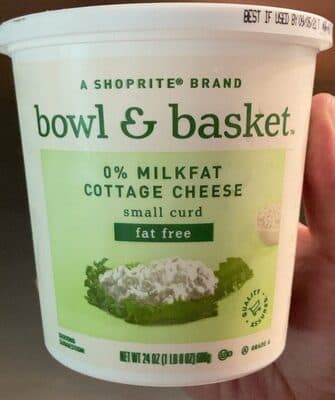 0% milkfat cottage cheese