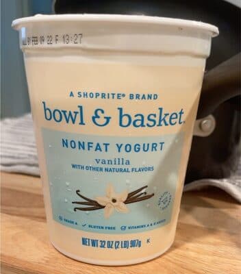Vanilla Nonfat Yogurt