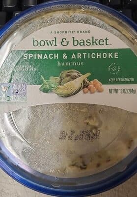 Spinach And Artichoke Hummus