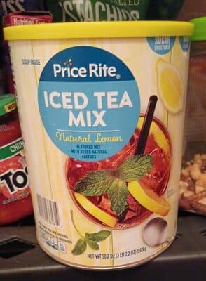 Iced tea mixed