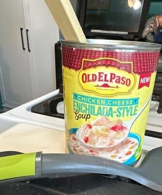 Chicken Cheese Enchilada Style Soup