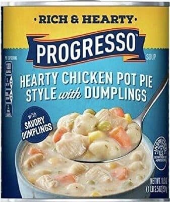 Hearty Chicken Pot Pie Style With Dumplings Soup