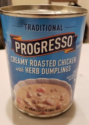Traditional Creamy Roasted Chicken With Herb Dumplings Soup