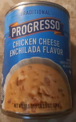 Traditional Chicken Cheese Enchilada Soup