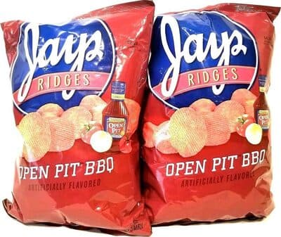 Open Pit BBQ Flavored Ridges Potato Chips
