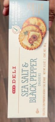 Sea Salt & Black Pepper Crackers