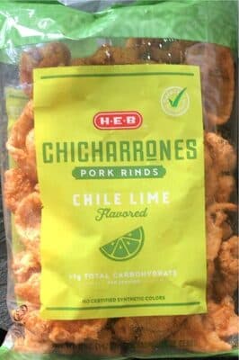 Chile Lime Flavored Chicharrones Pork Rinds