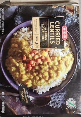 Curried Lentils with Brown Basmati Rice
