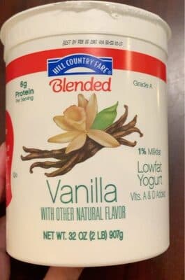 Hill Country Fare Blended Low-Fat Vanilla Yogurt