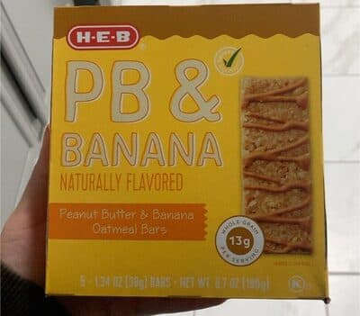 peanut butter and banana oatmeal bars