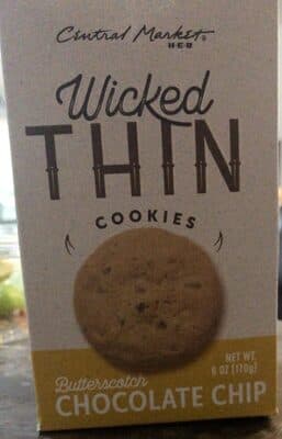 Butterscotch Chocolate Chip Wicked Thin Cookies