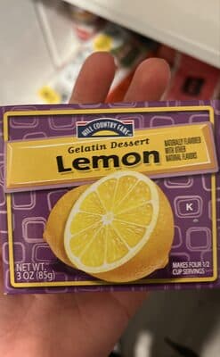 Lemon Gelatin Dessert