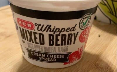 Whipped Mixed Berry Cream Cheese Spread