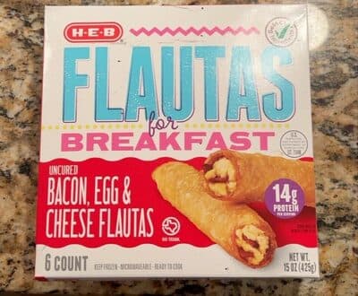 Bacon, Egg & Cheese Breakfast Flautas