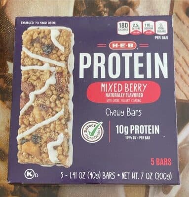 Protein Mixed Berry Chewy Bars