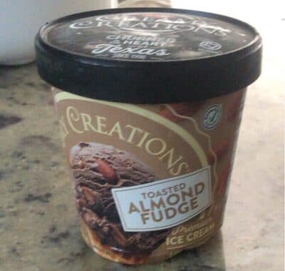 Toasted Almond Fudge Ice Cream