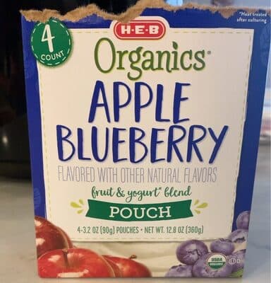 Apple Blueberry Fruit & Yogurt Blend Pouches