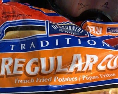 Regular cut french fries