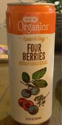 4 berries sparkling water